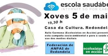 Ecoloxistas en Acción e a Federación de ANPAS de Redondela presentan a campaña escola saudábel