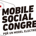 Acció reivindicativa davant les portes del Mobile World Congress per denunciar l’impacte ambiental i social de la mineria vinculada a la indústria tecnològica