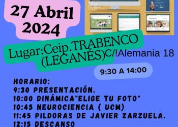 Pantallas, familia y escuela. 27 abril en CEIP Trabenco de Leganés