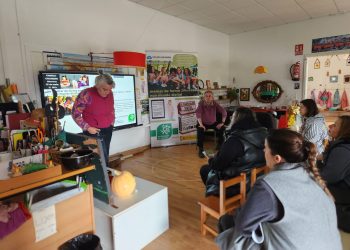Faladoiro na Escola Infantil de Taboexa (As Neves, Pontevedra). Como medrar de forma saudábel nun mundo dixital