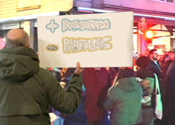 Máis profesorado e menos pantallas!