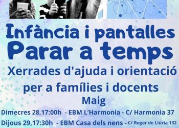 28, 29 i 30 de maig a Barcelona: Infància i pantalles. Parar a temps