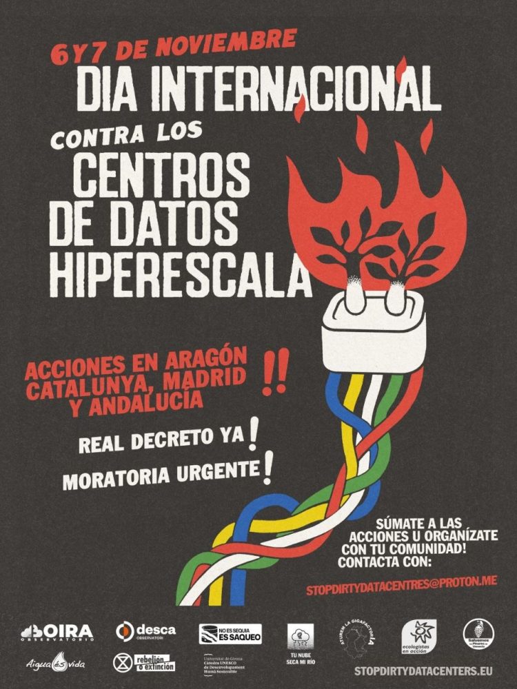 6 y 7 de noviembre. STOP centros de datos de hiperescala en Europa