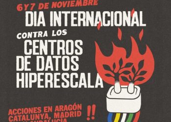 6 y 7 de noviembre, campaña internacional: STOP centros de datos de hiperescala en Europa